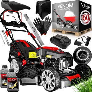 MOCNA KOSIARKA SPALINOWA Z NAPĘDEM 53 CM SILNIK 200CC ODPALANIE NA PRZYCISK