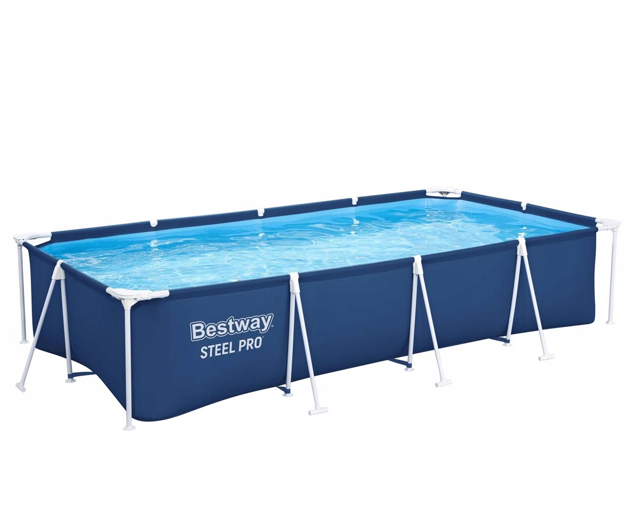 Bestway 56405 Basen stelażowy Steel Pro prostokątny 4.00m x 2.11m x 81cm