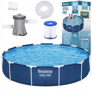 Bestway Basen stelażowy 366cm x 76cm 7w1 pompa + filtr 56681