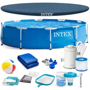 BASEN STELAŻOWY POMPA 305x76 INTEX ZESTAW 15w1 MAX