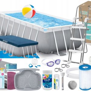 Basen Ogrodowy Stelażowy Prostokątny Intex 26788 400x200x100 19w1 Model2026
