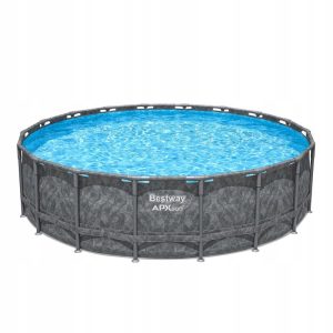 Basen Okrągły Stelażowy 549x132 cm Bestway 561KC CAŁOROCZNY bez pompy