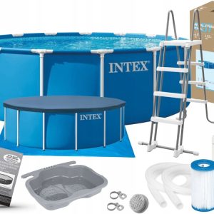 Basen Ogrodowy Stelażowy Okrągły z pompą 457x122 Intex 28242 MODEL 2026