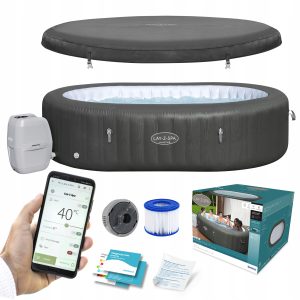 DMUCHANE SPA OGRODOWE AirJet Mauritius WIFI APLIKACJA Bestway 7os.