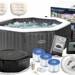 Dmuchane Ogrodowe Spa Hydromasaż Intex 28462 6osób Generator+WiFi Model2026