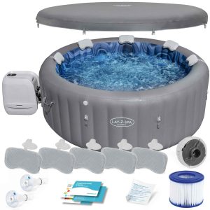 SPA ogrodowe Bestway Santorini HydroJet Pro 7 osób Wi-Fi LED