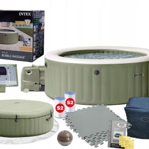 INTEX 28428 Spa ogrodowe 216x71cm Podgrzewacz Hydromasaż 140 dysz Filtry